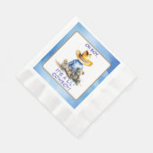 Kleine Cowboy thema Baby shower Servet (Hoek)