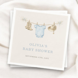Kleine Cowboy Waskleine Baby Shower Feest Servet