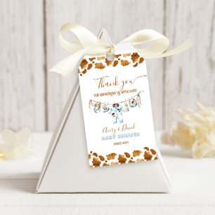 Kleine Cowboy Waslijn Wildwest Jongen Baby Borrel Cadeaulabel