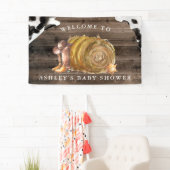 Kleine Cowboy | Western Baby shower Welkom Spandoek (Insitu)