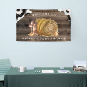 Kleine Cowboy | Western Baby shower Welkom Spandoek (Beurs)