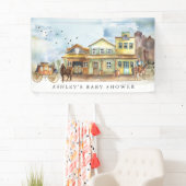 Kleine Cowboy | Western Baby shower Welkom Spandoek (Insitu)