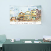 Kleine Cowboy | Western Baby shower Welkom Spandoek (Beurs)