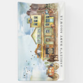 Kleine Cowboy | Western Baby shower Welkom Spandoek (Verticaal)