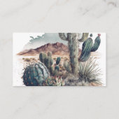 Kleine Cowboy Western Blue Boy Baby shower Luier Informatiekaartje (Achterkant)