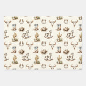 Kleine cowboy Western Inpakpapier Vel (Voorkant 3)