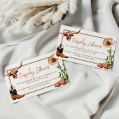 Kleine Cowboy Westerne Rodeo Display Douche Informatiekaartje