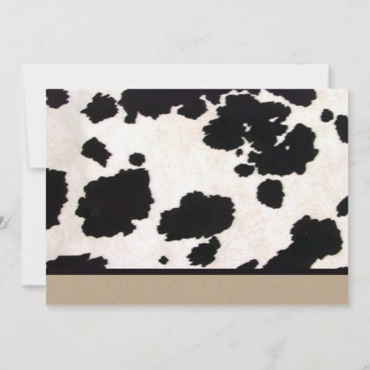 Kleine Cowboys Custom Invitations Kaart (Achterkant)