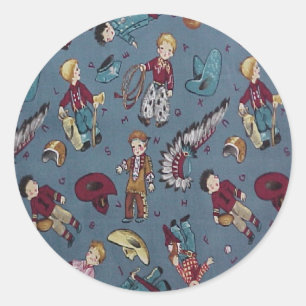 Kleine Cowboys leuke Stickers