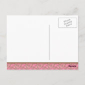 Kleine Cowgirl Bedankt Briefkaart (Achterkant)