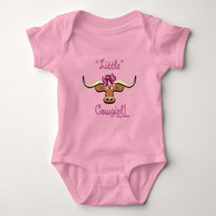 Kleine Cowgirl, Longhorn Koe Romper