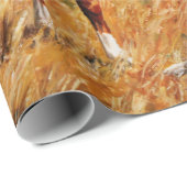 Kleine Cowgirl op veetsenpaard Cadeaupapier (Rol Hoek)