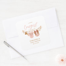 Kleine Cowgirl Westerse Waslijn Baby Shower
