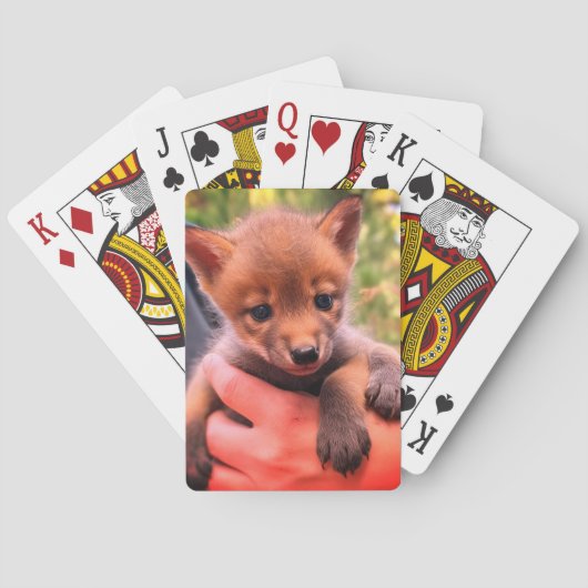 Kleine Coyote Pokerkaarten (Achterkant)