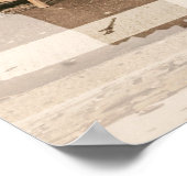 Kleine Cozy Bakery Breakfast Place Parijs Poster (Hoek)