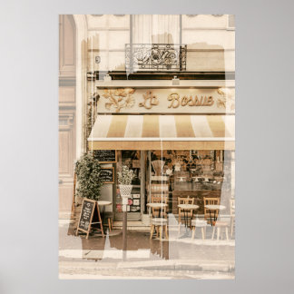 Kleine Cozy Bakery Breakfast Place Parijs Poster