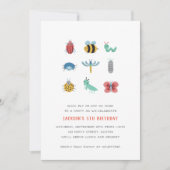 Kleine Crawlers Kinderen Verjaardag Kaart (Voorkant)