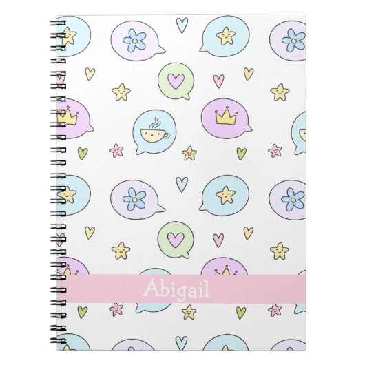 Kleine creaties bevestigen - Kinder Notitieboek (Voorkant)