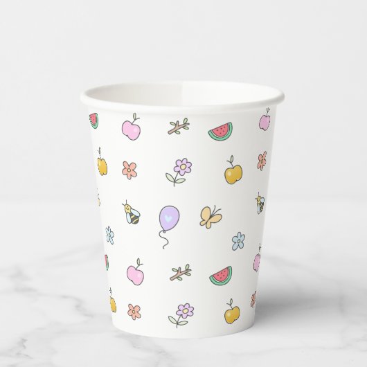 Kleine creaties in de kliniek - Kinderen op zaterd Papieren Bekers (Links)