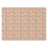 Kleine Crème En Gouden Rozen Tafelkleed (Voorkant (Horizontaal))