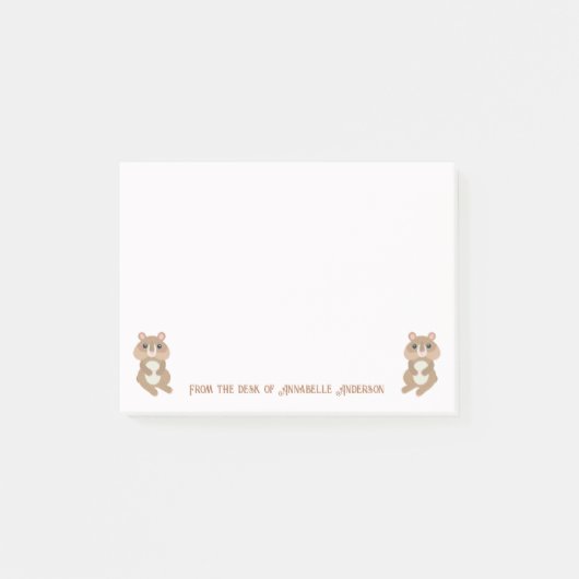 Kleine Critters Hamsters Post-it® Notes (Voorkant)