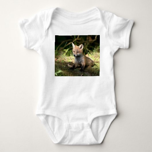 Kleine Cub Red Fox Romper (Voorkant)