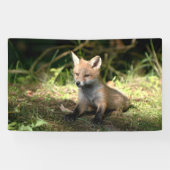 Kleine Cub Red Fox Spandoek (Horizontaal)
