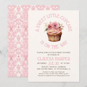 Kleine Cupcake Baby Shower Kaart
