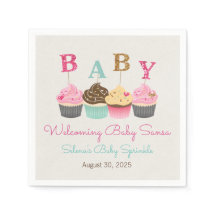 Kleine Cupcake-Baby-sprint of -Baby shower