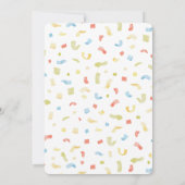 Kleine Cupcake Meisje 1e Verjaardag Kaart (Achterkant)