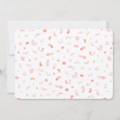 Kleine Cupcake Sprinkles Roze Foto 1e Verjaardag Kaart (Achterkant)