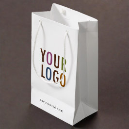 Kleine Custom Paper Shopping Bag met Company Logo Klein Cadeauzakje