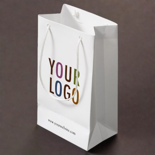 Kleine Custom Paper Shopping Bag met Company Logo Klein Cadeauzakje