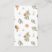 Kleine Cutie baby shower over lange afstand invoeg Informatiekaartje (Achterkant)