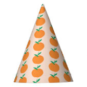 Kleine Cutie Baby Sinaasappel Citrus Clementine Feesthoedjes (Voorkant)
