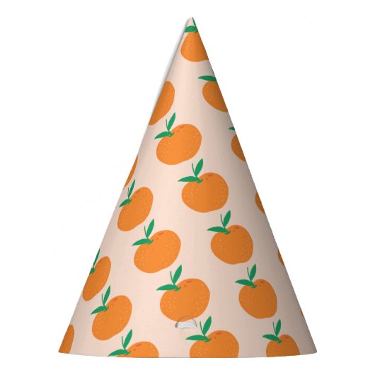 Kleine Cutie Baby Sinaasappel Citrus Clementine Feesthoedjes
