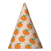 Kleine Cutie Baby Sinaasappel Citrus Clementine Feesthoedjes (Rechts)