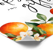 Kleine Cutie Boeken en Geschenken Teken Sinaasappe Poster (Hoek)