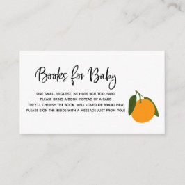 Kleine Cutie Boeken voor Baby-invoegkaart Informatiekaartje