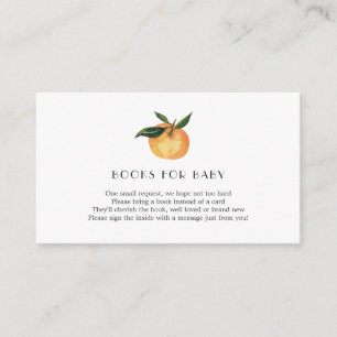 Kleine Cutie Boeken voor Baby-invoegkaart Informatiekaartje