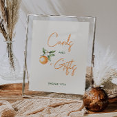 Kleine Cutie Citrus Baby shower Kaarten en Gifts Poster