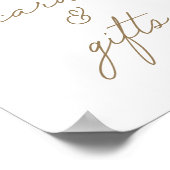 Kleine Cutie Citrus Baby shower Kaarten en Gifts Poster (Hoek)