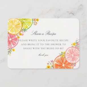 Kleine Cutie Citrus Bloemengeur Recept Invoegen Informatiekaartje