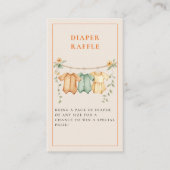 Kleine Cutie Citrus Oranje Baby shower Informatiekaartje (Voorkant)