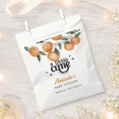 Kleine Cutie Citrus Sinaasappel Dank Je Wel  Baby  Bedankzakje (Geknipt)