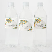 Kleine Cutie Citrus Sinaasappel Waterfles Etiket (Flessen)