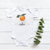 Kleine cutie Citrus Tangerine Cute Fruit Baby Romper