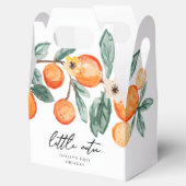 Kleine Cutie Clementine Favor Boxes Bedankdoosjes (Geopend)