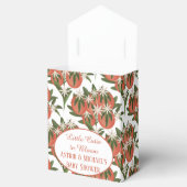 Kleine Cutie Clementine Neutral Baby shower Bedankdoosjes (Geopend)