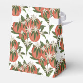 Kleine Cutie Clementine Neutral Baby shower Bedankdoosjes (Achterkant)